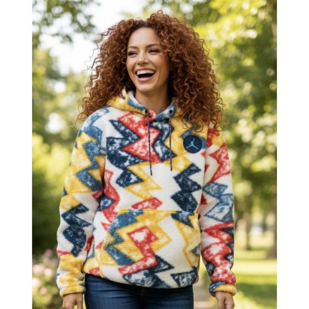 Nike Air Jordan Essential Mountainside Fleece Popover Hoodie Jacket DH1110-133 M